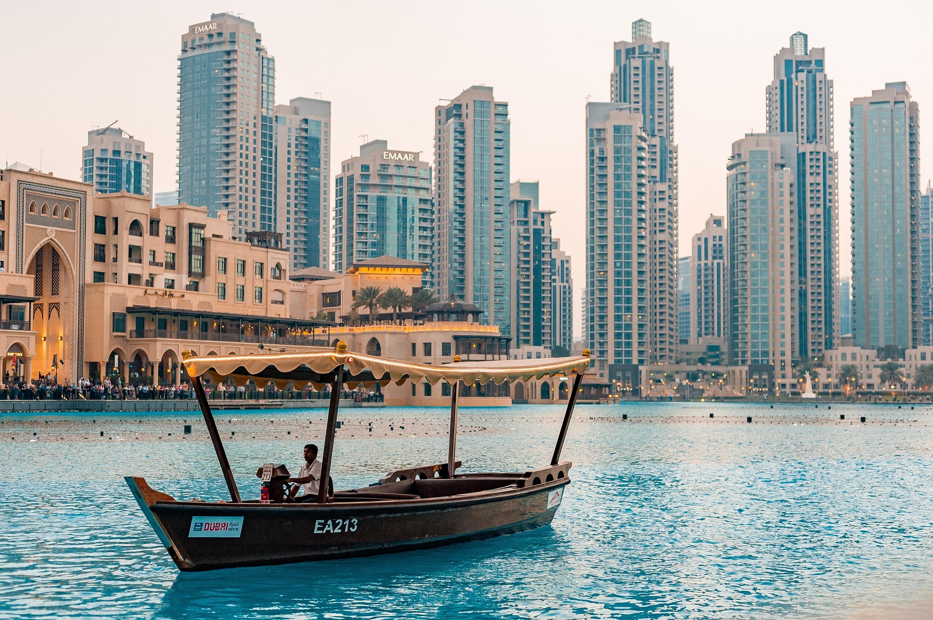 Dubai waterfront and skyline